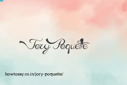 Jory Poquette