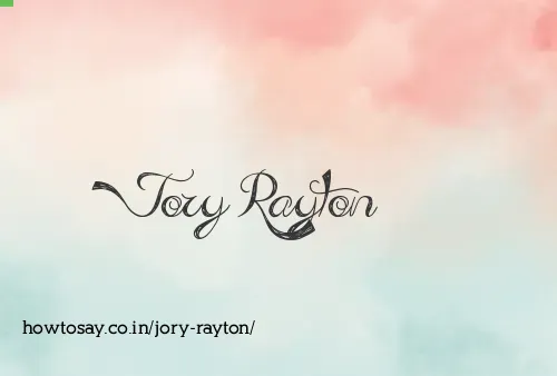 Jory Rayton