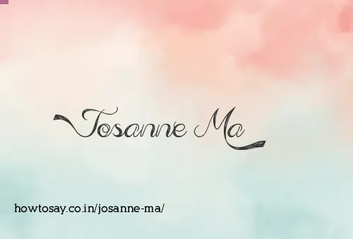 Josanne Ma