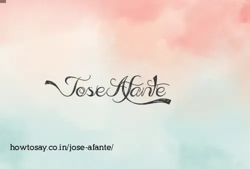 Jose Afante