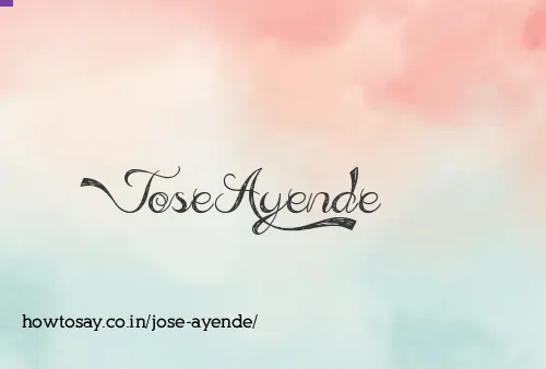 Jose Ayende