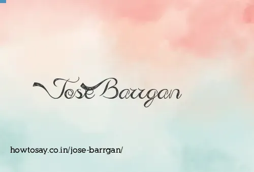 Jose Barrgan