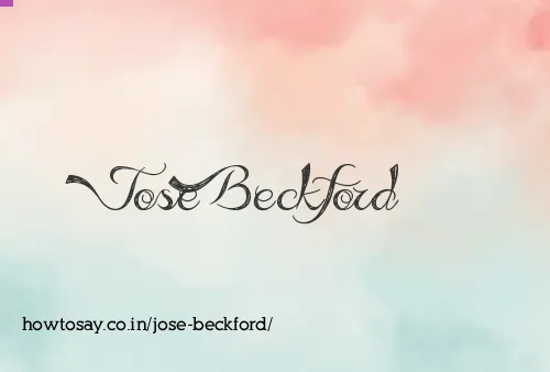 Jose Beckford