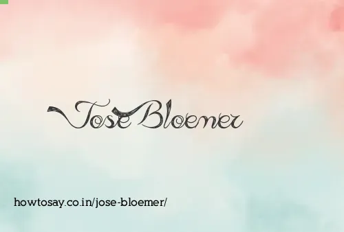Jose Bloemer
