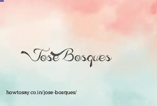 Jose Bosques