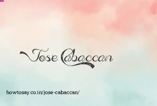 Jose Cabaccan