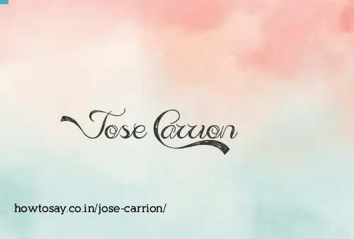 Jose Carrion