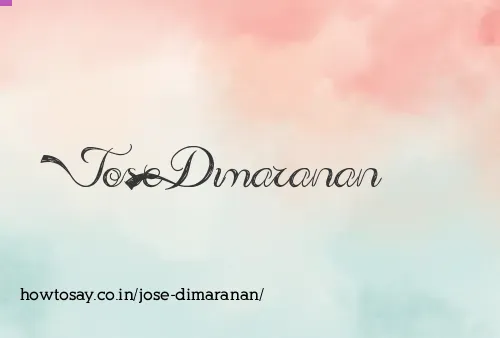 Jose Dimaranan