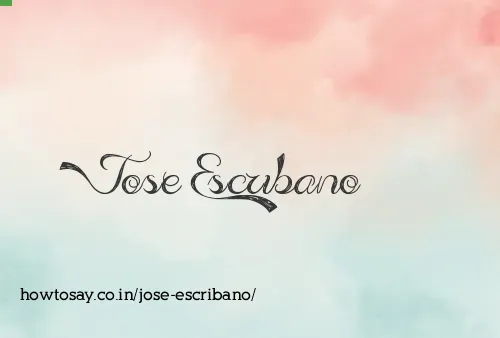 Jose Escribano