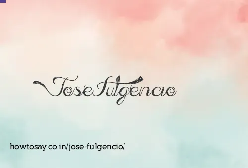 Jose Fulgencio