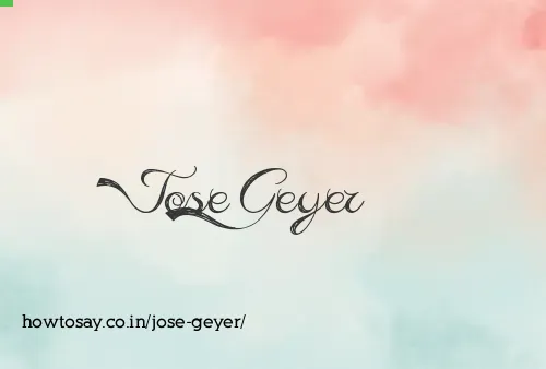 Jose Geyer