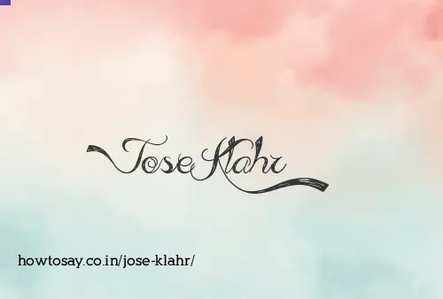 Jose Klahr