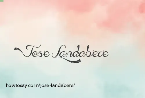 Jose Landabere