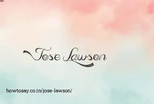 Jose Lawson