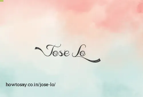 Jose Lo