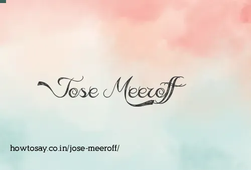 Jose Meeroff