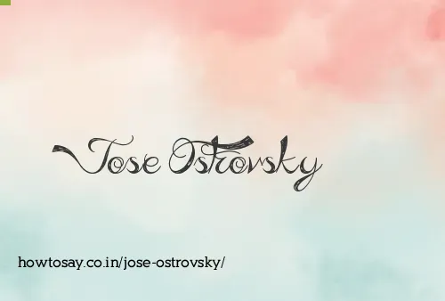 Jose Ostrovsky