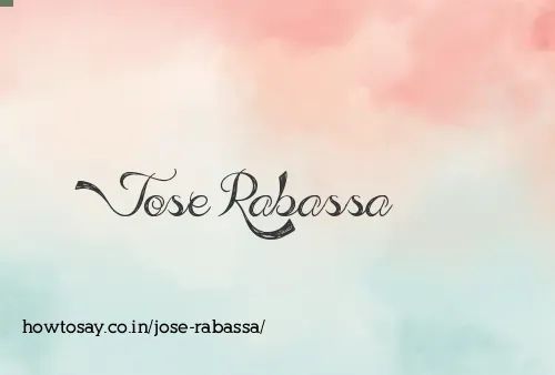 Jose Rabassa