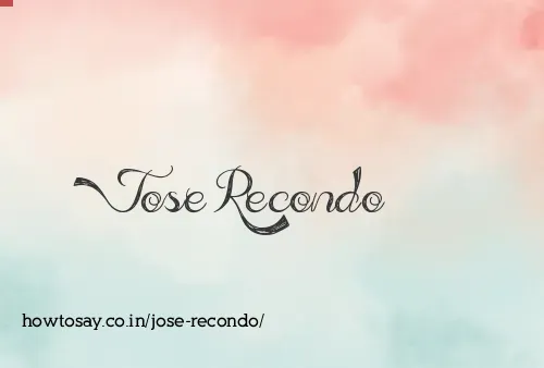 Jose Recondo