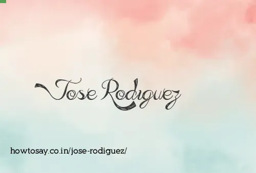 Jose Rodiguez