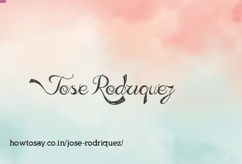 Jose Rodriquez
