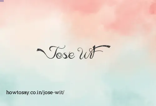 Jose Wit