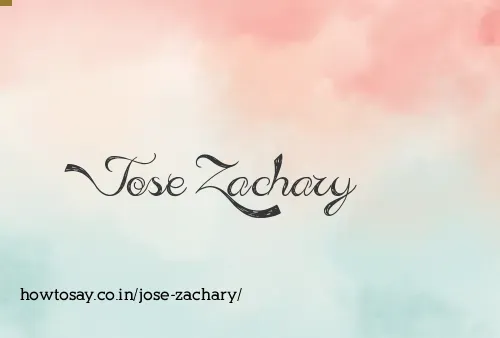 Jose Zachary