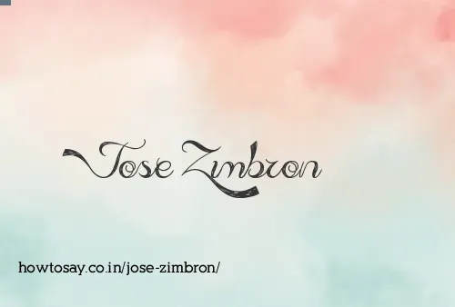 Jose Zimbron