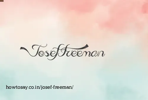 Josef Freeman