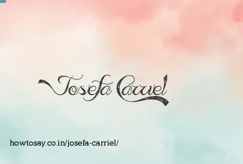 Josefa Carriel