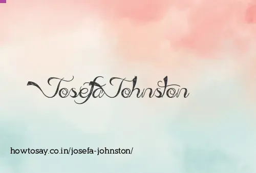 Josefa Johnston