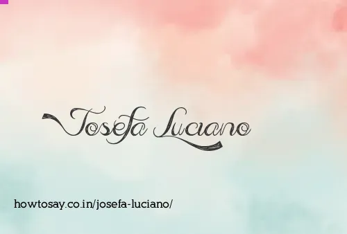 Josefa Luciano