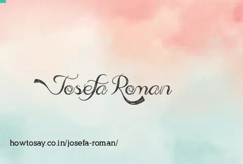 Josefa Roman