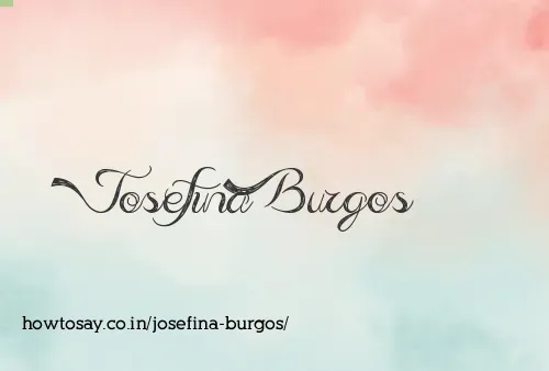 Josefina Burgos