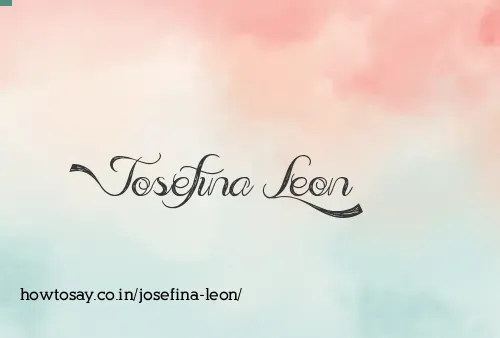 Josefina Leon