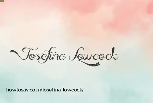 Josefina Lowcock