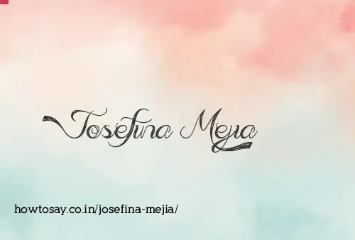 Josefina Mejia