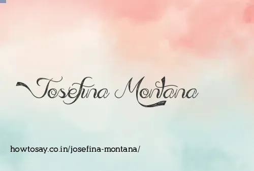 Josefina Montana