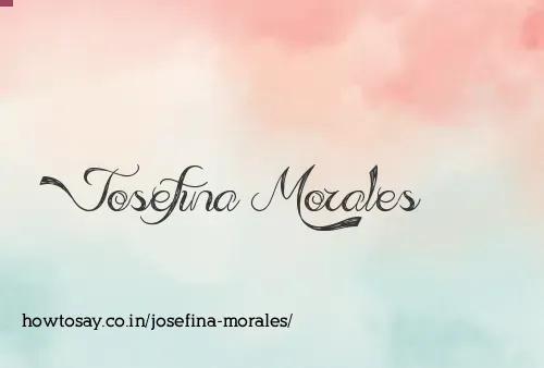 Josefina Morales