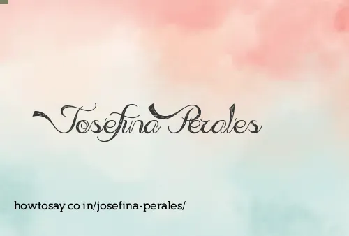 Josefina Perales