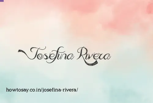 Josefina Rivera