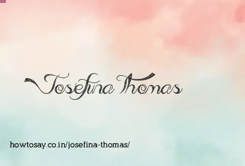 Josefina Thomas
