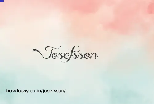 Josefsson