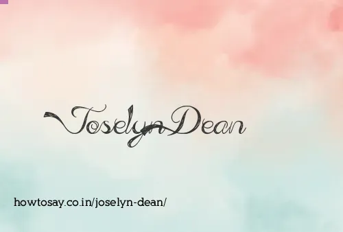 Joselyn Dean