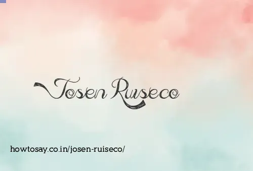 Josen Ruiseco