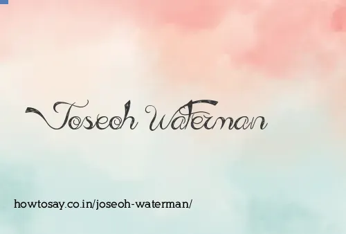 Joseoh Waterman