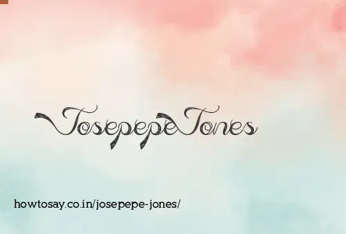 Josepepe Jones