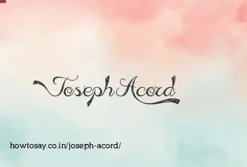 Joseph Acord