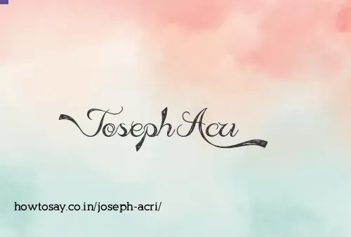 Joseph Acri