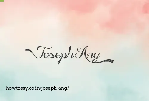 Joseph Ang